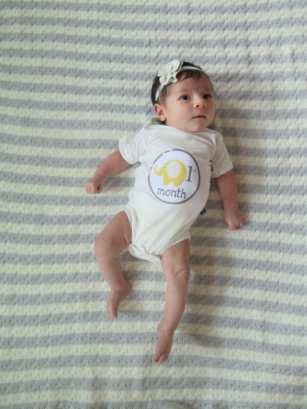 Delaney at one month